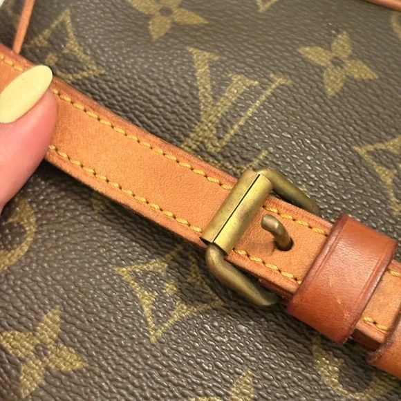 Louis Vuitton  Trocadero  monogram Monogram coated canvas leather trim two way u - Picture 5 of 16